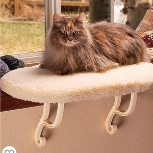 K&H Kitty window sill with Bolster care & instructions New in box
